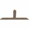 Ekena Millwork Portland Smooth Timber Gable Bracket, Douglas Fir, 60"W x 27"H x 1 1/2"D x 5 1/2"F, 11/12 Pitch GBW060X27X0206POR00SDF - alternate 3
